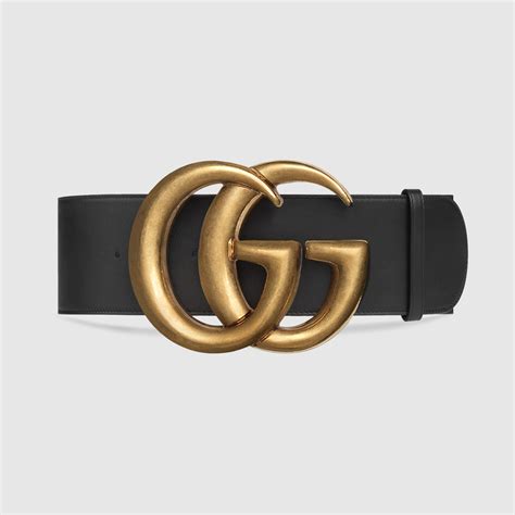 gucci wide leather belt with double g replica|gucci leather belt price.